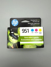 Genuine Hp 951 Ink Cartridges 3 Pack Cyan Magenta Yellow Officejet Pro Printers
