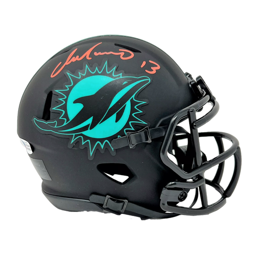Dan Marino Miami Dolphins Signed Riddell Eclipse Mini Helmet BAS Beckett - Picture 2 of 3