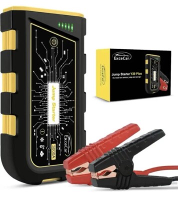 3000A Jump Starter Netzteil, 12 V Lithium Tragbar Auto Akku Booster Pack,