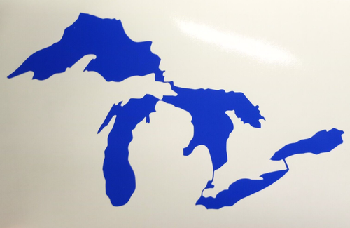 Michigan Great Lakes Vinyl Decal Car Truck SUV Laptop Sticker - Foto 9 di 32