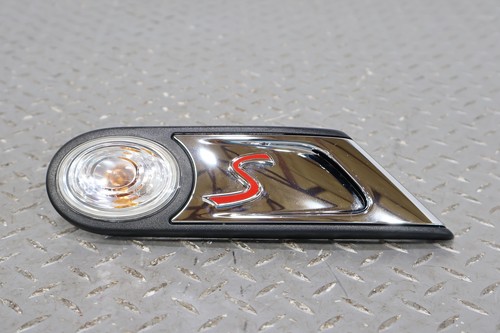Par de luces de guardabarros delanteras diestro y derecho 13-16 Mini Cooper S cupé y biseles cromados - Imagen 9 de 15