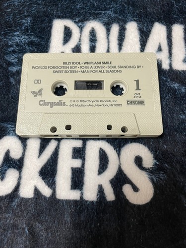 Billy Idol / Whiplash Smile Cassette 1986 - Picture 3 of 4