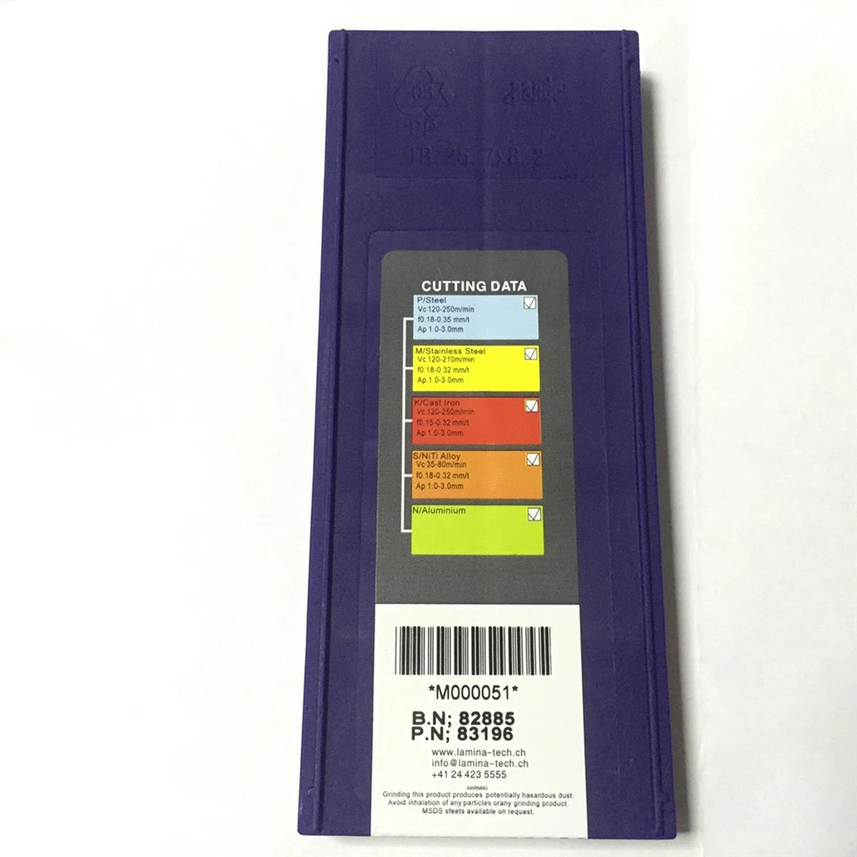 Insertos de carburo LAMINA TNMG220408 NN 10 un. Foto 2 de 4