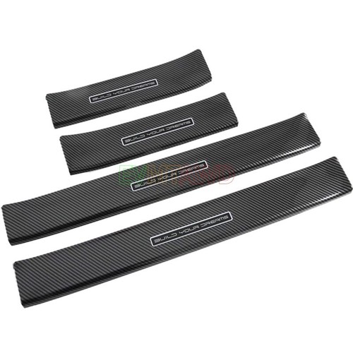 For BYD ATTO 3 EV Accessory 2024 Carbon Car Door Sill Kick Plate Protector Cover - Picture 3 of 5