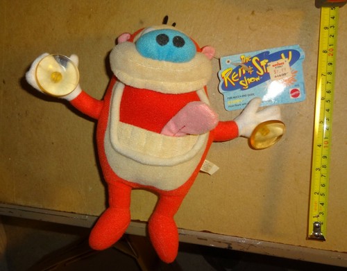 1992 mattel ren and stimpy plush with suction cups - Picture 1 of 3