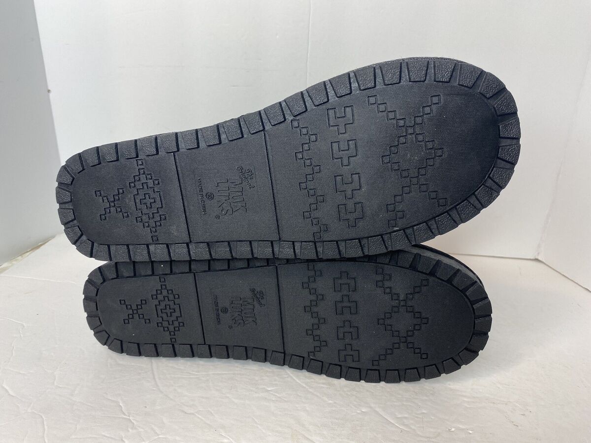 MUK LUKS WINTER SNOW BOOTS WOMEN S 10 BLACK WHITE KNIT NEARLY UNUSED eBay