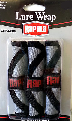 Rapala Lure Wrap / Lure Protectors With Cover And Hook Guard - 3