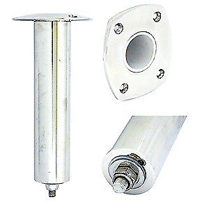Tigress Five Rod Cluster - Bent Butt - Polished Aluminum