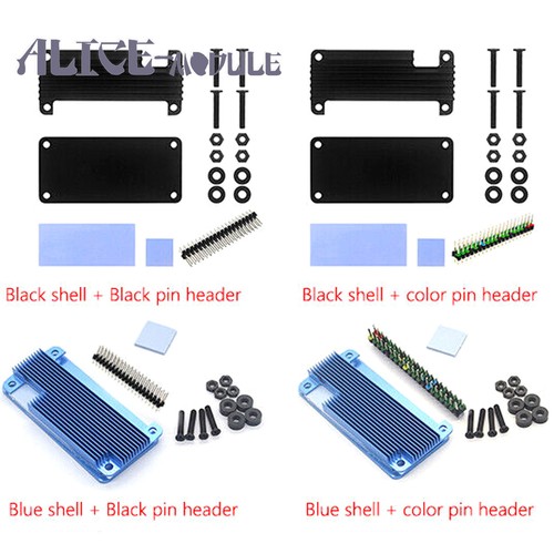1Set V1 Aluminum Protective Case Metal Shell for Raspberry Pi Zero 2W B2AM - Picture 7 of 46