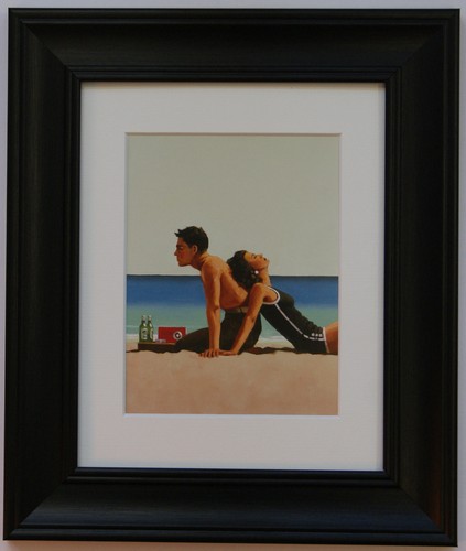 Jack Vettriano Framed Art Prints 33cm x 28cm 55 design choose Chunky BLACK frame - Picture 18 of 66