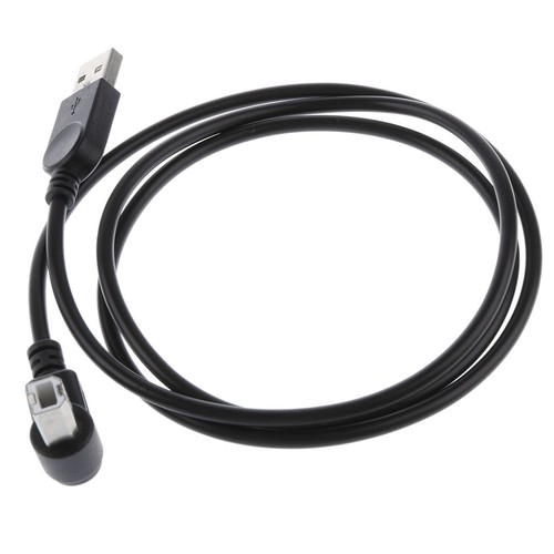 1 Stück USB 2.0 Adapterkabel B männlicher 90-Grad-Bogenstecker für Bus Truck - Picture 3 of 8