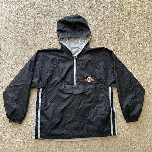 San Francisco Giants Windbreaker Mens Large Genuine Stuff Hood Jacket Pockets