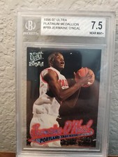 1996-97 Ultra Platinum Medallion Jermaine O'Neal RC Rookie Rare 🔥🔥🔥 BGS 7.5