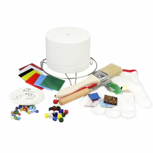 Professional Large Microwave Kiln Kit 14pcs Set DIY Jewelry Glass Fusing Kiln - Picture 4 of 4