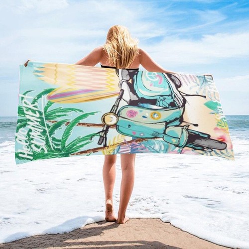 Travel Towels Beach Towel Quick Dry Microfiber Bath Sheet Large Lightweight AU - Bild 28 von 47