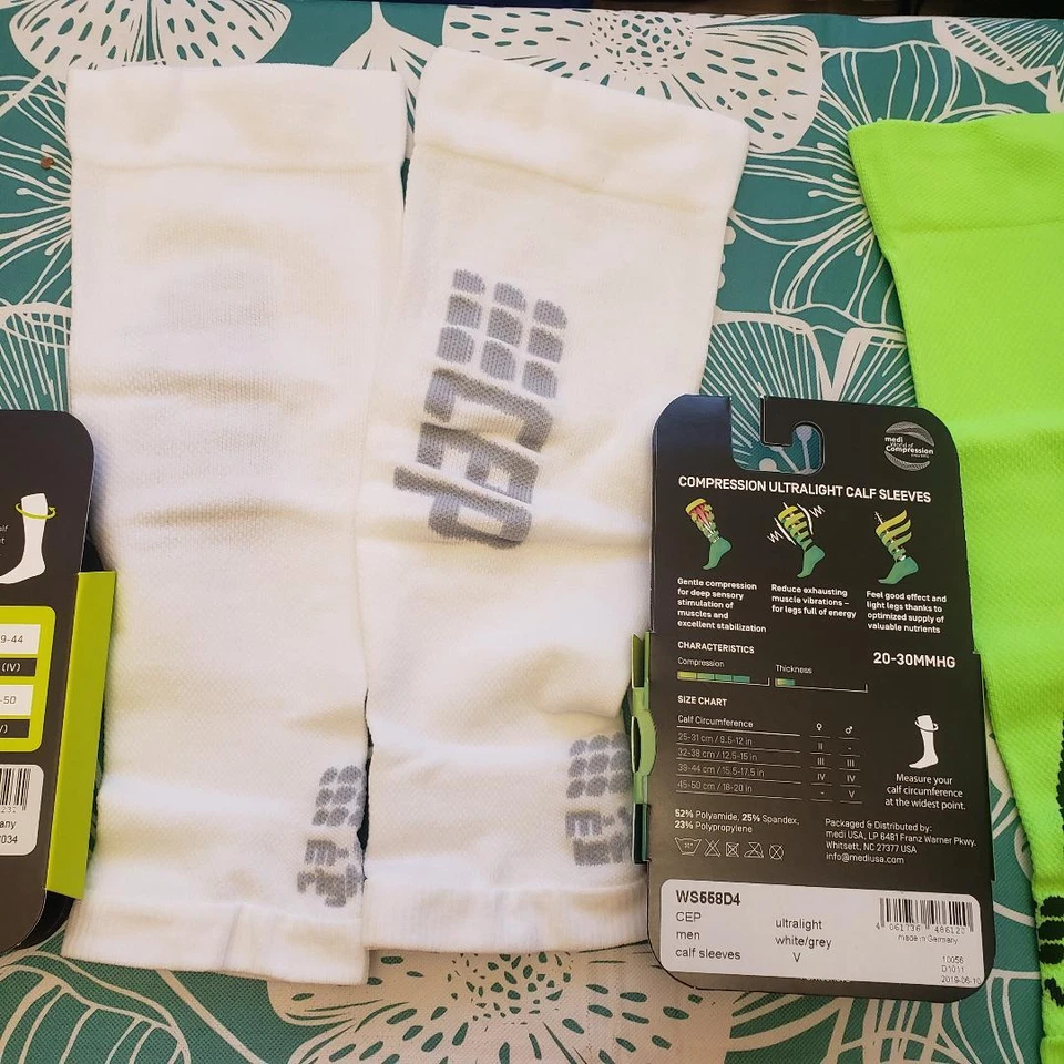 CEP Men's Pro+ Calf Compression Sleeves Performance Crossfit Pick Color & Size - Image 4 of 4