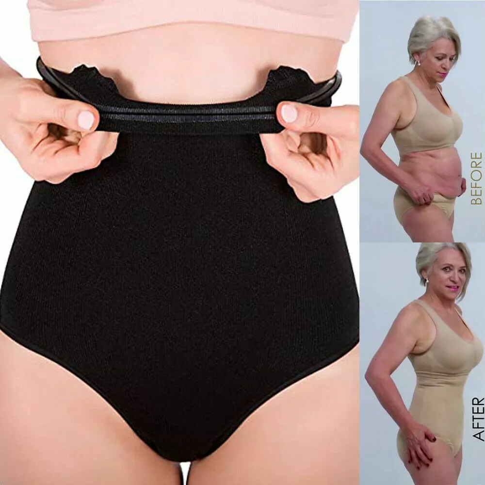 LADY PULL ME IN HOLD IN FIRM TUMMY CONTROL SHAPER KNICKERS PANTS SEAMLESS WAIST