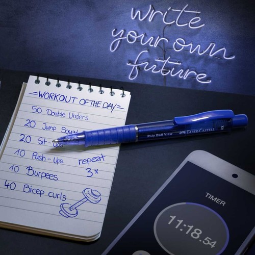 FABER CASTELL Kugelschreiber Polyball Poly Ball View XB | Ersatzmine [wählbar] - Bild 2 von 13