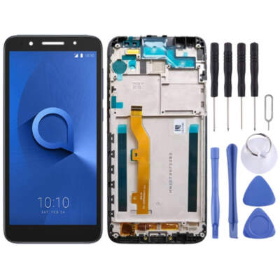 LCD Screen Digitizer Full Assembly with Frame for Alcatel 1X