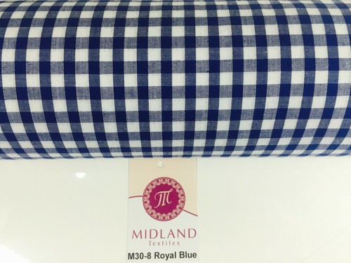 1/4 Zoll Baumwolle Gingham Stoff für Kleidung, Schürzen, Tischdecken, Schule - M30 - Bild 14 von 58