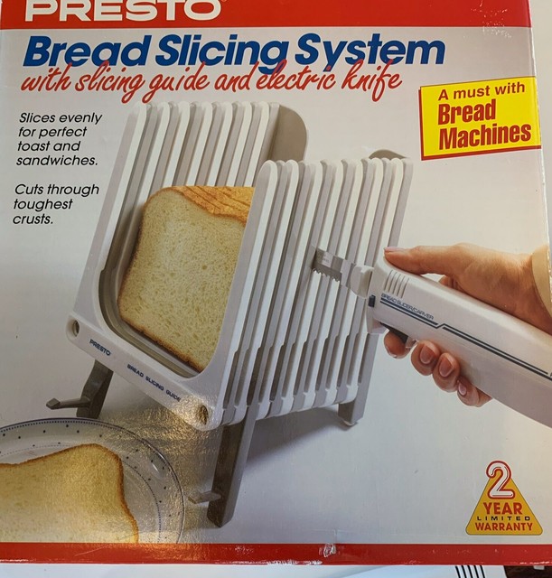 Presto Bread Slicing System with Slicing Guide & Electric Knife 03823