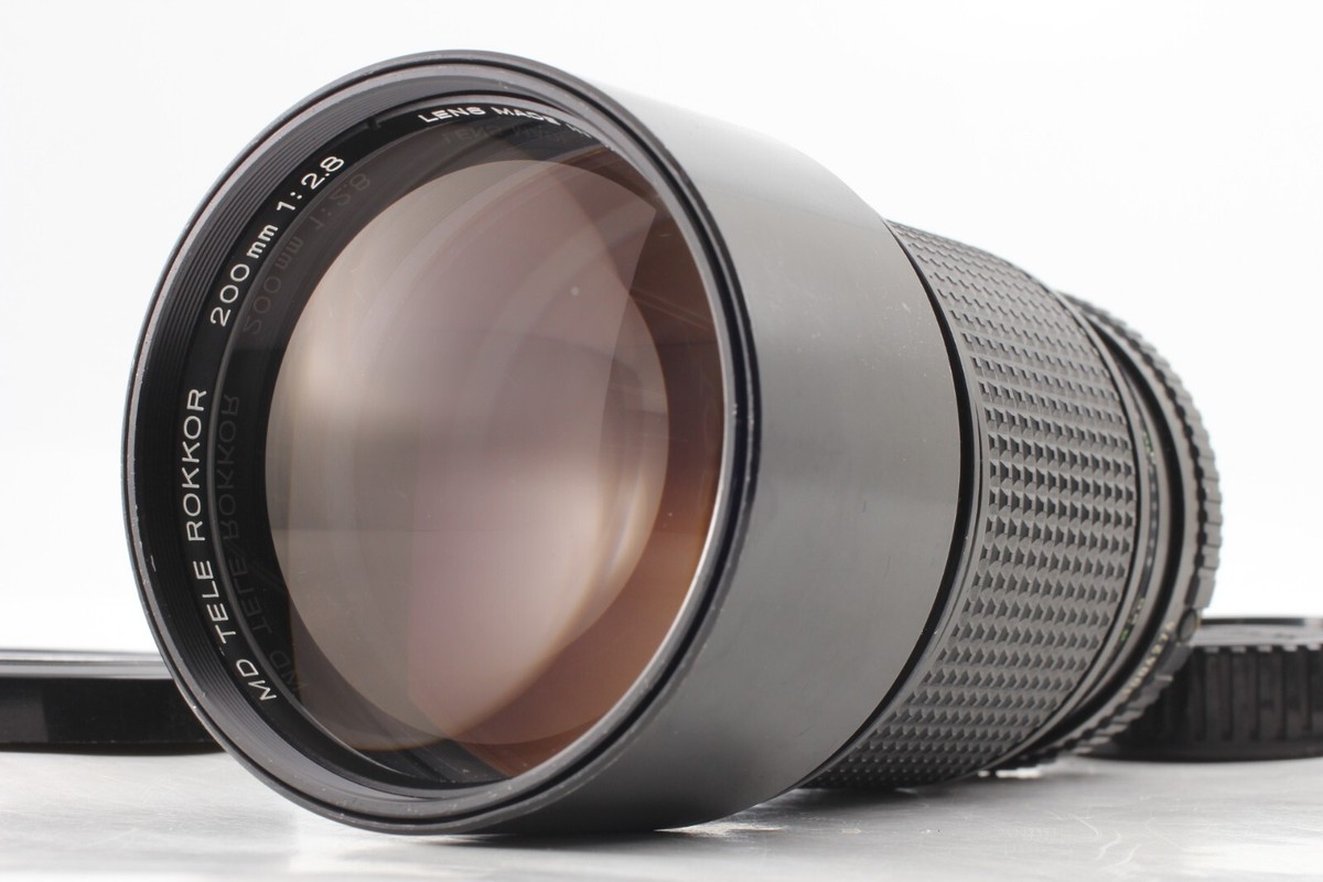 【美品】ミノルタ MINOLTA MD 200mm F2.8 Minolta MD 200mm 1:2.8 tests and review - Lens QA Works