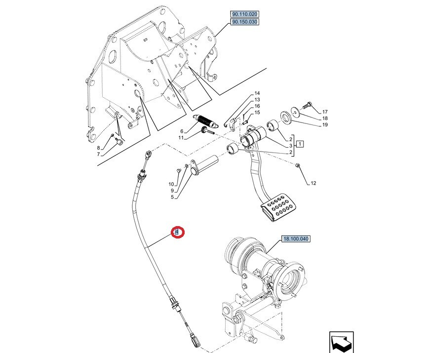 84357194-Flexible Control Part For New Holland | eBay
