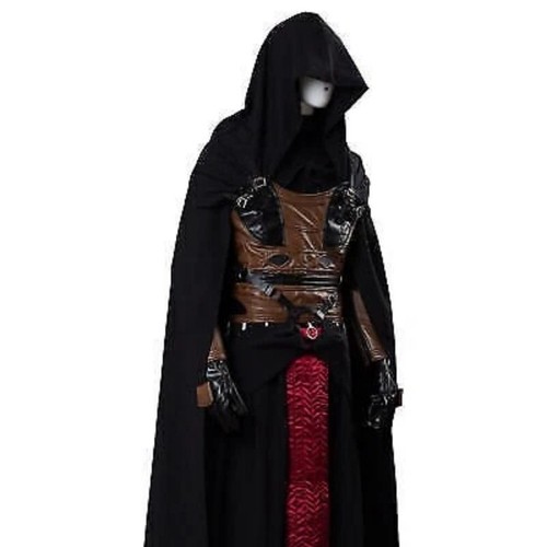 HOT Star Wars Darth Revan Cosplay Costume Uniform Outfit The Complete Set New - Picture 3 of 8