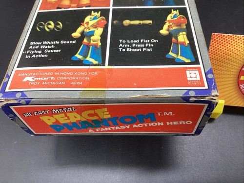 Vintage Shogun Warriors KO Peace Phantom 1977 CIB Diecast Action Figure RARE - Picture 11 of 17