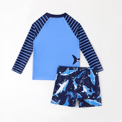 Boys Kids UV Sun Protection Rash Guards Swimsuit Bathing Suit Beach Swim Costume - Picture 6 of 94