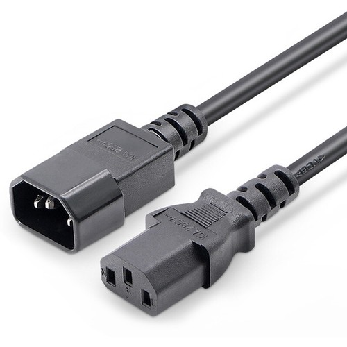 AC Power Extension Cord Cable C14 to C13 10A 1.8M Male Female Socket IEC Kettle - Picture 4 of 5