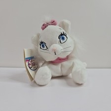 The Disney Store Beanies Mini Bean Bag Aristocats Marie Kitten Plush NWT