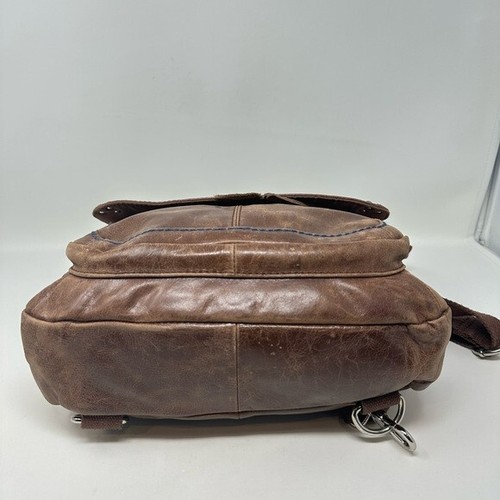 The Sak Ventura Convertible Backpack Distressed Brown Leather Crossbody Bag - Picture 7 of 14
