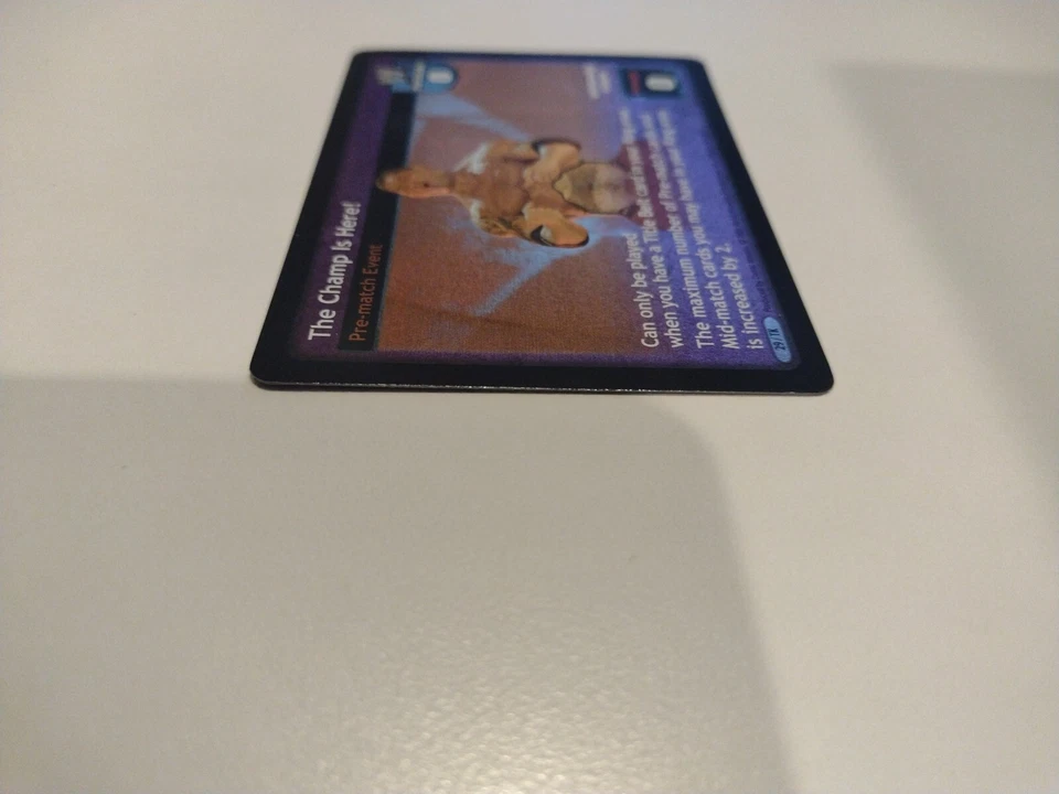 WWF/ WWE Raw Deal CCG - The Champ Is Here - 29 / TK - Image 4 of 4