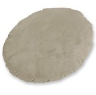 Mf06n Vintage Khaki Microfiber Velvet Round Shape Cushion Cover Custom Size