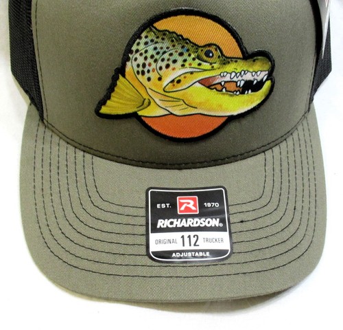 Nuovo - Landon Mayer Fly Flishing RICHARDSON 112 Trucker Snapback Ball Cap - Foto 2 di 3
