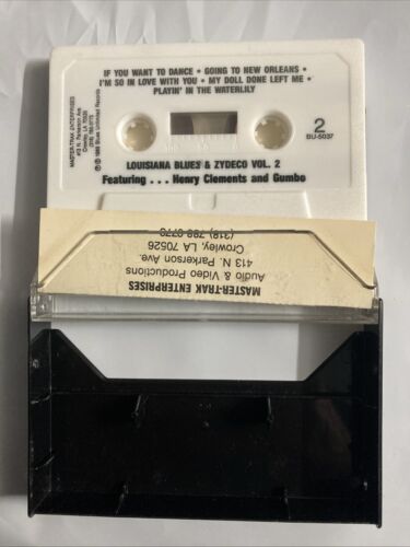 Henry Clements & Gumbo - Louisiana Blues & Zydeco Vol 2 Kassette - Bild 2 von 2
