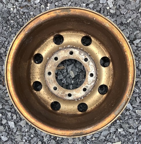 99-05 Ford F250 Excursion 16x7 8 Holes Machined Satin Finish Aluminum Wheel (C) - Picture 2 of 3