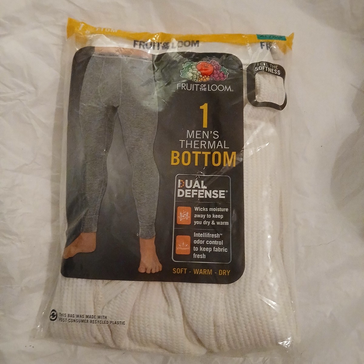 Fruit of the loom mens long underwear hotsell