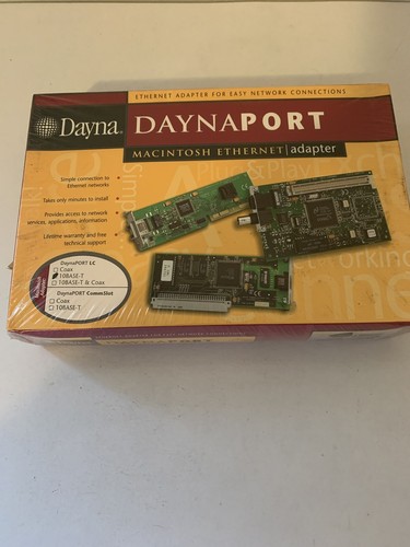 Dayna DaynaPort Macintosh Ethernet-Adapter für einfache Netzwerkverbindungen.10BASE-T - Bild 1 von 10