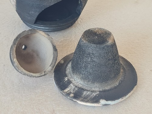 Hugh West Studio Kunstkeramik Steinzeug Ölbrenner/Teelicht Kerzenhalter - Bild 14 von 24