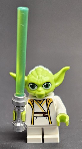 Lego YODA Lime Minifigure Star Wars SW1270 Saber Tenoo Jedi Temple 75358 New - Picture 1 of 3