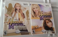 Hannah Montana Spotlight World Tour & Hannah Montana The Movie Nintendo Wii Gms 