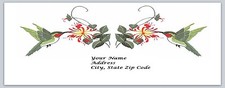 30 Personalized Address Labels Hummingbirds HB 2