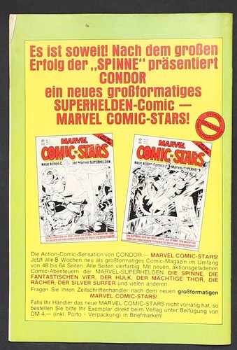 Die SPINNE Nr. 1-99 1. Auflage SPIDER-MAN Superhelden Comic Heft Marvel Condor - Bild 106 von 194