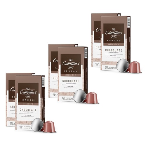 Camilla’s Heritage - Intensità 8 Caffè Espresso Aromatizzato al Cioccolato, Gourmet... - Foto 3 di 10