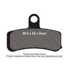 EBC V Brake Pads Front Left Harley Dyna FXD Super Glide 0019" Cast Wheel 2008-10