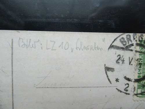 Austria Zeppelin - LZ 10 "Swabians" over Bregenz - 24th V.14 - Picture 4 of 4