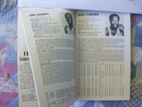 1977-78 CLEVELAND CAVALIERS MEDIA GUIDE YEARBOOK 1978 WALT FRAZIER Program AD - Bild 3 von 3