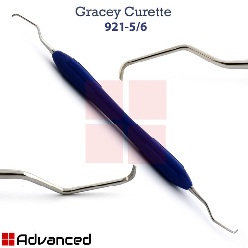 7Pcs Dental Gracey Curettes Silicone Handle Perio Root Canal Scalers W/ Cassette - Picture 4 of 9